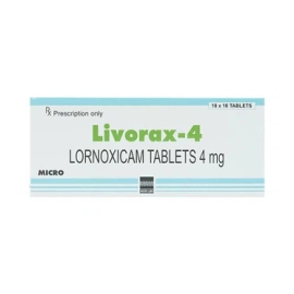 Thuốc Livorax-4mg Micro hỗ trợ giảm đau, chống viêm (10 vỉ x 10 viên)