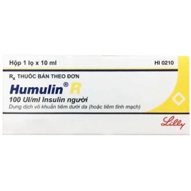 Thuốc tiêm Humulin R 100UI/ml Eli Lilly điều trị bệnh đái tháo đường (10ml)