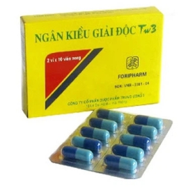 Thuốc Ngân Kiều Giải Độc TW3 điều trị ngứa, mụn nhọt, dị ứng (2 vỉ x 10 viên)