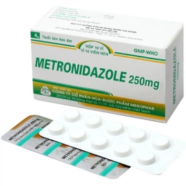 Thuốc Metronidazole 250mg Mekophar điều trị viêm nhiễm phụ khoa (100 viên)