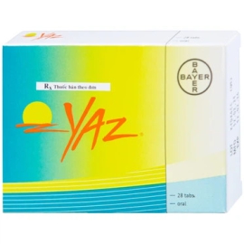Thuốc tránh thai hằng ngày Yaz Bayer (1 vỉ x 28 viên)