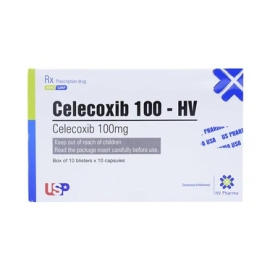 Thuốc Celecoxib 100mg - HV USA giúp giảm đau, hạ sốt (100 viên)