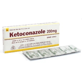 Thuốc Ketoconazole 200mg Mekophar hỗ trợ điều trị nhiễm nấm tại chỗ (2 vỉ x 10 viên)