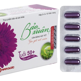 Viên uống Bảo Xuân Tuổi 50+ Nam Dược cân bằng nội tiết (30 viên)