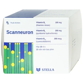 Thuốc Scanneuron Stella hỗ trợ điều trị các rối loạn về hệ thần kinh (10 vỉ x 10 viên)