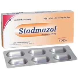 Thuốc Stadmazol 100mg Stada điều trị viêm âm đạo do nấm candida (6 viên)