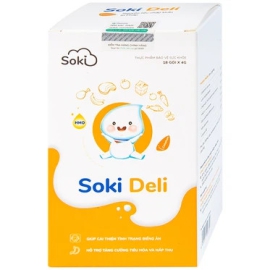 Bột hòa tan Soki Deli cải thiện tình trạng biếng ăn tăng cường tiêu hóa và hấp thu