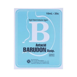 Thuốc Barudon Susp Clesstra giảm đau nhanh trong viêm dạ dày (20 gói x 10ml)