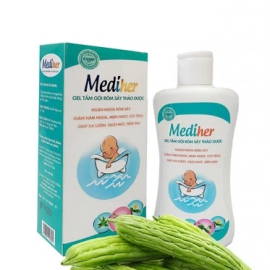 Gel tắm gội rôm sảy thảo dược Mediher giảm mụn nhọt, cứt trâu (180ml)