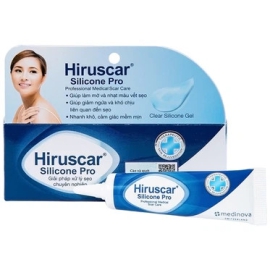 Kem bôi dạng gel Hiruscar Silicone Pro Medinova mờ sẹo, giảm ngứa và khó chịu liên quan đến sẹo (10g)