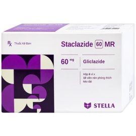 Thuốc Staclazide 60mg MR Stella điều trị đái tháo đường type 2 (6 vỉ x 10 viên)