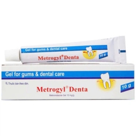 Gel Metrogyl Denta Unique Pharma điều trị các bệnh nha chu mãn tính (10g)