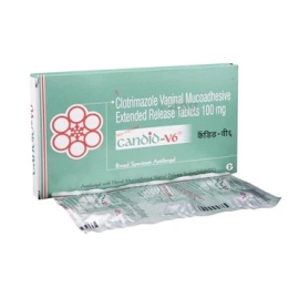 Thuốc đặt phụ khoa Candid-V6 Glenmark điều trị nhiễm nấm candida âm đạo (6 viên)