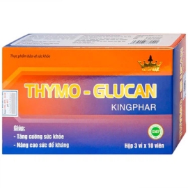 Viên uống Thymo-Glucan Kingphar tăng cường sức khỏe, nâng cao sức đề kháng (30 viên)