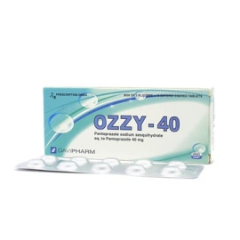 Thuốc Ozzy 40mg Đạt Vi Phú điều trị viêm loét dạ dày tá tràng (3 vỉ x 10 viên)