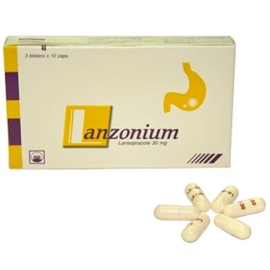 Thuốc Lanzonium 30mg Pymepharco hỗ trợ điều trị viêm loét dạ dày, tá tràng (3 vỉ x 10 viên)