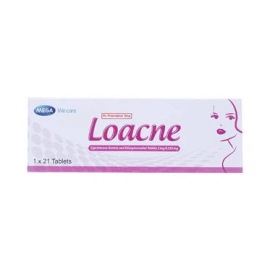 Thuốc Loacne MEGA We care điều trị mụn trứng cá mức độ vừa đến nặng (21 viên)