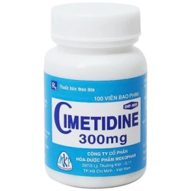Thuốc Cimetidine MKP 300mg Mekophar điều trị loét dạ dày (100 viên)