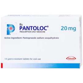 Thuốc Pantoloc 20mg Takeda điều trị trào ngược dạ dày thực quản (14 viên)