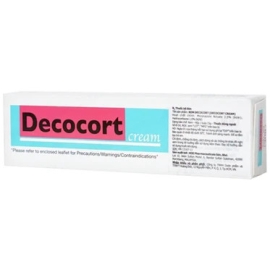 Thuốc Decocort Cream HOE điều trị nhiễm nấm, chàm, phát ban trên da (15g)