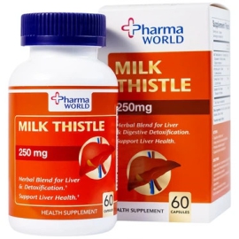 Viên uống Milk Thistle Pharma World hỗ trợ bảo vệ và tăng cường chức năng gan (60 viên)