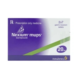 Thuốc Nexium Mups 20mg AstraZeneca giảm ợ chua, trị trào ngược dạ dày (2 vỉ x 7 viên)