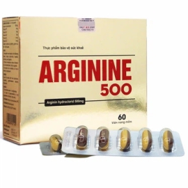 Viên uống Arginine 500 Gia Nguyễn bổ gan, bảo vệ tế bào gan, tăng cường giải độc của gan (60 viên)