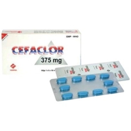 Thuốc Cefaclor 375mg Vidipha hỗ trợ điều trị các trường hợp nhiễm khuẩn (10 viên)