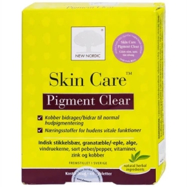 Viên uống Skin Care Pigment Clear New Nordic giảm các vết thâm nám, sạm, tàn nhang