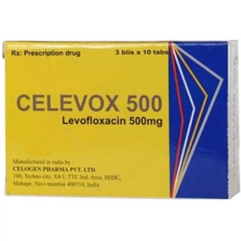Thuốc Celevox 500mg Celogen điều trị bệnh nhiễm khuẩn (3 vỉ x 10 viên)