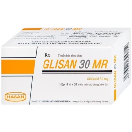 Thuốc Glisan 30 MR Hasan điều trị tiểu đường type 2 (10 vỉ x 30 viên)