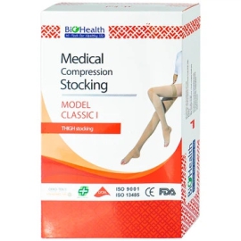 Vớ đùi y khoa Medical Compression Stocking Model Classis I Biohealth ngăn ngừa phù nề size S