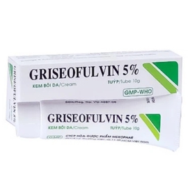 Kem bôi da Griseofulvin 5% Mekophar điều trị các bệnh nấm (10g)