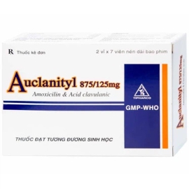 Thuốc Auclanityl Tipharco điều trị các bệnh nhiễm khuẩn (2 vỉ x 7 viên)