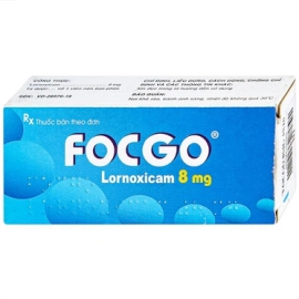 Thuốc Focgo 8mg Phong Phú giúp giảm đau, kháng viêm (3 vỉ x 10 viên)