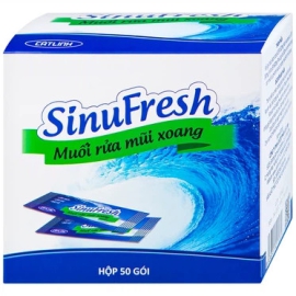 Muối rửa mũi xoang SinuFresh làm sạch dịch nhầy (50 gói)