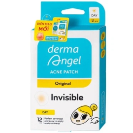 Miếng dán mụn Derma Angel hút mụn nhanh chóng và làm lành vết thương sau mụn (12 miếng)