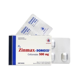Thuốc Zinmax-Domesco 500mg điều trị nhiễm khuẩn đường hô hấp (2 vỉ x 5 viên)