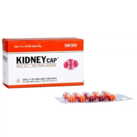 Viên nang cứng Kidneycap OPC bát vị, bổ thận dương dùng cho người váng đầu, ù tai (5 vỉ x 10 viên)