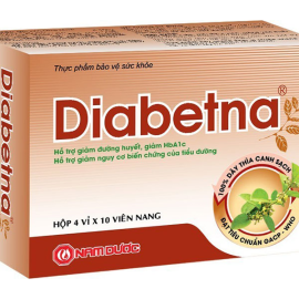 Viên uống Diabetna Nam Dược giúp ổn định đường huyết cho người tiểu đường (40 viên)