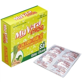 Viên sủi MyVita Strong vị sả gừng chanh bổ sung Vitamin và khoáng chất (4 viên)