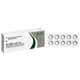 Thuốc Radicad 10mg Cadila điều trị viêm loét dạ dày, tá tràng (10 viên)