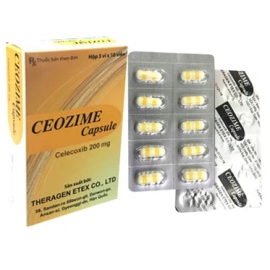Thuốc Ceozime 200mg Theragen Etex điều trị triệu chứng viêm khớp (30 viên)