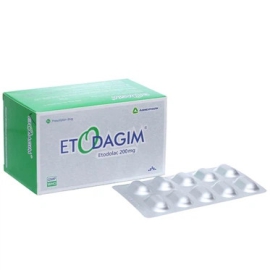 Thuốc Etodagim 200mg Agimexpharm điều trị viêm xương khớp, gout (100 viên)