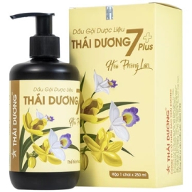 Dầu gội dược liệu Thái Dương 7 Plus Hoa Phong Lan sạch gàu, giảm ngứa, rụng tóc, chất nhờn trên da đầu (250ml)