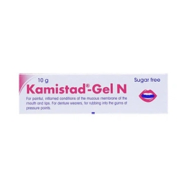 Thuốc Kamistad-Gel Stada điều trị viêm, đau ở niêm mạc miệng và môi (10g)