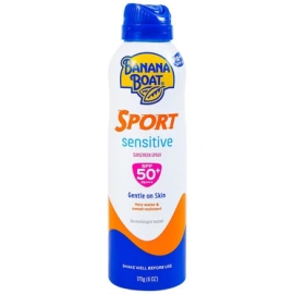 Xịt chống nắng thể thao Banana Boat Sport Sensitive Sunscreen Spray SPF50+ PA++++ (170g)