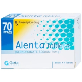 Thuốc Alenta 70mg Getz Điều trị loãng xương (1 vỉ x 4 viên)