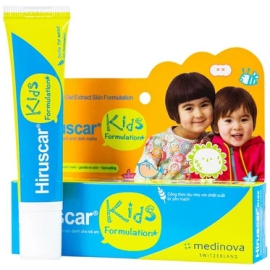 Gel Hiruscar Kids Medinova giúp sẹo mờ dần, phẳng và mềm hơn (10g)