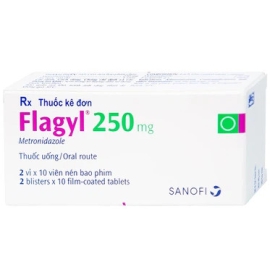 Thuốc Flagyl 250mg Sanofi điều trị nhiễm khuẩn do Trichomonas vaginalis (20 viên)